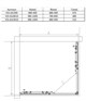 VINCEA Slim 8mm Душевой уголок прямоугольный размер 100x80 см, двери раздвижные, профиль - хром / стекло - прозрачное VSS-6SL8010CL - фото 368492