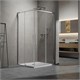 VINCEA Slim 8mm Душевой уголок прямоугольный размер 100x90 см, двери раздвижные, профиль - хром / стекло - прозрачное VSS-6SL9010CL - фото 368502