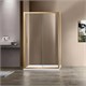 VINCEA Garda Душевой уголок прямоугольный размер 120x80 см, двери раздвижные, профиль - брашированное золото / стекло - прозрачное VSR-1G8012CLG - фото 368557
