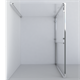 VINCEA Garda Душевой уголок прямоугольный размер 120x80 см, двери раздвижные, профиль - брашированное золото / стекло - прозрачное VSR-1G8012CLG - фото 368559