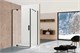 VINCEA Extra Душевой уголок прямоугольный размер 100x100 см, двери распашные, профиль - черный / стекло - прозрачное VSR-1E101110CLB - фото 368710