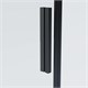 VINCEA Soft 2 Душевой уголок прямоугольный размер 120x80 см, двери раздвижные, профиль - черный / стекло - прозрачное VSR-3SO28012CLB - фото 368861