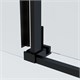 VINCEA Soft 2 Душевой уголок прямоугольный размер 130x80 см, двери раздвижные, профиль - черный / стекло - прозрачное VSR-3SO28013CLB - фото 368870