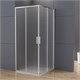 VINCEA Rapid-N Душевой уголок квадратный/прямоугольный размер 110x110 см, двери раздвижные, профиль - хром / стекло - текстурное VSS-3RN1212E10MT - фото 369030