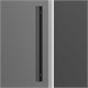 VINCEA Soft Душевой уголок прямоугольный размер 110x80 см, двери раздвижные, профиль - вороненая сталь / стекло - прозрачное VSR-3SO8011CLGM - фото 369086