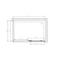 VINCEA Soft Душевой уголок прямоугольный размер 130x80 см, двери раздвижные, профиль - вороненая сталь / стекло - прозрачное VSR-3SO8013CLGM - фото 369098