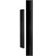 VINCEA Slim Soft Душевой уголок прямоугольный размер 140x90 см, двери раздвижные, профиль - черный / стекло - прозрачное VSR-1SS9014CLB - фото 369762