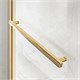 VINCEA Slim Soft Душевой уголок прямоугольный размер 140x90 см, двери раздвижные, профиль - брашированное золото / стекло - прозрачное VSR-1SS9014CLG - фото 369766