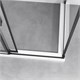 VINCEA Slim-N Душевой уголок прямоугольный размер 120x80 см, двери раздвижные, профиль - черный / стекло - прозрачное VSR-4SN8012CLB - фото 370096
