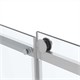 VINCEA Como Soft Душевой уголок прямоугольный размер 150x80 см, двери раздвижные, профиль - хром / стекло - прозрачное VSR-1CS8015CL - фото 370454