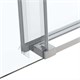 VINCEA Como Soft Душевой уголок прямоугольный размер 150x80 см, двери раздвижные, профиль - хром / стекло - прозрачное VSR-1CS8015CL - фото 370456