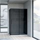 VINCEA Slim Soft Душевой уголок прямоугольный размер 120x90 см, двери раздвижные, профиль - черный / стекло - тонированное VSR-1SS9012CGB - фото 370753