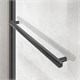 VINCEA Slim Soft Душевой уголок прямоугольный размер 150x80 см, двери раздвижные, профиль - вороненая сталь / стекло - прозрачное VSR-1SS8015CLGM - фото 370776