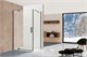 VINCEA Extra Душевой уголок прямоугольный размер 90x90 см, двери распашные, профиль - вороненая сталь / стекло - прозрачное VSR-1E901090CLGM - фото 370839