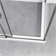 VINCEA Slim-N Душевой уголок прямоугольный размер 100x90 см, двери раздвижные, профиль - хром / стекло - прозрачное VSS-4SN9010CLGM - фото 371177
