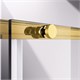VINCEA Slim-N Душевой уголок прямоугольный размер 110x80 см, двери раздвижные, профиль - брашированное золото / стекло - прозрачное VSR-4SN8011CLG - фото 371208