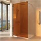 VINCEA Walk in Душевая перегородка ширина 90 см, профиль - хром / стекло - янтарь VSW-1H900GS - фото 371622