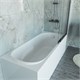 VINCEA Ванна акриловая VBT-2A170-LG с ножками 1700*750*480, пристенная, цвет белый VBT-2A170-LG - фото 371943