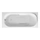 VINCEA Ванна акриловая VBT-2A170-LG с ножками 1700*750*480, пристенная, цвет белый VBT-2A170-LG - фото 371948