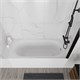 VINCEA Ванна акриловая VBT-2B150-FR с каркасом 1500*700*480, пристенная, цвет белый VBT-2B150-FR - фото 371980