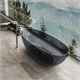 VINCEA Ванна прозрачна VBT-6T01B, 1700*750*550, цвет черный VBT-6T01B - фото 372088