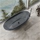 VINCEA Ванна прозрачна VBT-6T01B, 1700*750*550, цвет черный VBT-6T01B - фото 372089