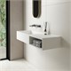 VINCEA Раковина из искусственного камня VWB-6S112MW, 1200*400*200, подвесная, цвет белый матовый VWB-6S112MW - фото 372164