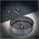 VINCEA Раковина стеклянная VBS-5GL03, 400*400*125, накладная, цвет черный VBS-5GL03 - фото 372308