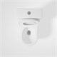 VINCEA Globo Унитаз-компакт Tornado Globo VT2-14T, белый, ультратонкое сиденье soft-close, P-trap VT2-14T - фото 372377