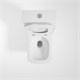 VINCEA Q-Line Унитаз-компакт Tornado Q-Line VT2-12T, цвет белый, ультратонкое сиденье soft-close, P-trap VT2-12T - фото 372384