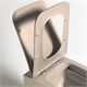 VINCEA Q-Line Унитаз подвесной Q-Line VT1-12MC безободковый, цвет капучино мат., ультратонкое soft close сиденье VT1-12MC - фото 372420