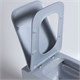 VINCEA Q-Line Унитаз подвесной Q-Line VT1-12MO безободковый, цвет океан мат., ультратонкое soft close сиденье VT1-12MO - фото 372438