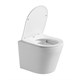 VINCEA Piatti Унитаз подвесной Piatti VT1-11S, цвет белый, ультратонкое soft-close сиденье VT1-11S - фото 372555