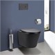 VINCEA Piatti Унитаз подвесной Piatti VT1-11SMB, цвет черный матовый, ультратонкое soft-close сиденье VT1-11SMB - фото 372559