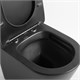 VINCEA Piatti Унитаз подвесной Piatti VT1-11SMB, цвет черный матовый, ультратонкое soft-close сиденье VT1-11SMB - фото 372563