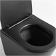 VINCEA Piatti Унитаз подвесной Piatti VT1-11SMB, цвет черный матовый, ультратонкое soft-close сиденье VT1-11SMB - фото 372564