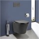 VINCEA Piatti Унитаз подвесной Piatti VT1-11SMA, цвет антрацит матовый, ультратонкое soft-close сиденье VT1-11SMA - фото 372579