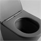 VINCEA Piatti Унитаз подвесной Piatti VT1-11SMA, цвет антрацит матовый, ультратонкое soft-close сиденье VT1-11SMA - фото 372585