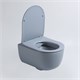 VINCEA Evo Унитаз подвесной Evo VT1-34SMO безободковый, цвет океан матовый, ультратонкое soft-close сиденье VT1-34SMO - фото 372595
