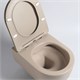 VINCEA Evo Унитаз подвесной Evo VT1-34SMC безободковый, цвет капучино матовый, ультратонкое soft-close сиденье VT1-34SMC - фото 372604