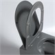 VINCEA Evo Унитаз подвесной Evo VT1-34SMA безободковый, цвет антрацит матовый, ультратонкое soft-close сиденье VT1-34SMA - фото 372620