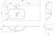VINCEA Раковина Elise VCB-4EL120MW-L, Corian левая, цвет белый матовый VCB-4EL120MW-L - фото 372774
