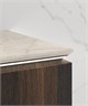 VINCEA База под раковину Luxe 1400 подвесная, 2 выкатных ящика soft close, натуральный орех VMC-4LX140WN - фото 372790