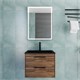 VINCEA База под раковину Chiara 2D 600 подвесная, 2 выкатных ящика soft-close, C.Oak VMC-2C2600CO - фото 372818