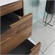 VINCEA База под раковину Chiara 2D 600 подвесная, 2 выкатных ящика soft-close, C.Oak VMC-2C2600CO - фото 372823