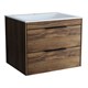 VINCEA База под раковину Chiara 2D 600 подвесная, 2 выкатных ящика soft-close, C.Oak VMC-2C2600CO - фото 372826