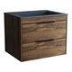 VINCEA База под раковину Chiara 2D 600 подвесная, 2 выкатных ящика soft-close, C.Oak VMC-2C2600CO - фото 372828