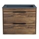 VINCEA База под раковину Chiara 2D 600 подвесная, 2 выкатных ящика soft-close, C.Oak VMC-2C2600CO - фото 372831