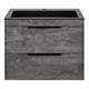 VINCEA База под раковину Chiara 2D 600 подвесная, 2 выкатных ящика soft-close, G.Stone VMC-2C2600GS - фото 372837