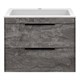 VINCEA База под раковину Chiara 2D 600 подвесная, 2 выкатных ящика soft-close, G.Stone VMC-2C2600GS - фото 372839
